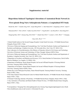 Supplementary material Risperidone