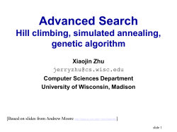 Hill climbing - UW Computer Sciences User Pages