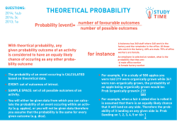 ThEOrETiCAL PrObAbiLiTy
