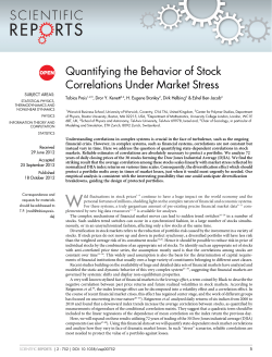 Quantifying the Behavior of Stock Correlations Under Market Stress