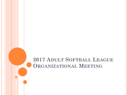 2017 Organization Meeting PowerPoint