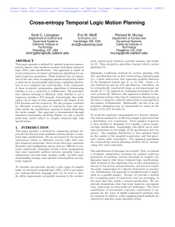 Cross-entropy Temporal Logic Motion Planning