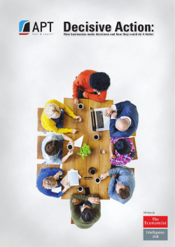 Decisive Action - Data Science Association