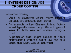 managerial accounting and business environment