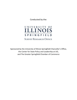 Fall 2014 Report - University of Illinois Springfield
