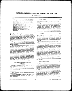 Agricultural Economics Research V30 N2