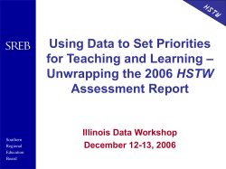 HSTW The Education Pipeline