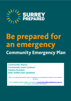 Emergency - Surrey County Council