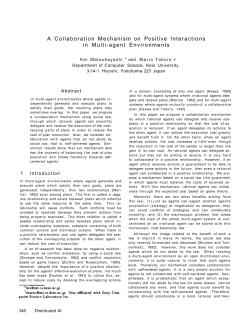 A Collaboration Mechanism on Positive Interactions in Multi