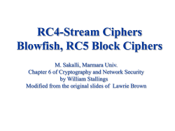 Cryptography and Network Security 4/e