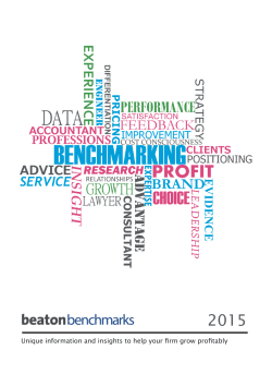 Unique information and insights to help your firm grow profitably