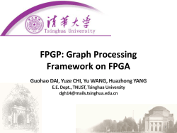 FPGP: Graph Processing Framework on FPGA