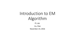 Introduction to EM Algorithm