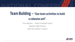 Team Building - USA Football