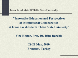 Ivane Javakhishvili Tbilisi State University