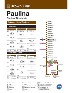 Paulina - Chicago Transit Authority