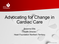 Advocating for Change in Cardiac Care