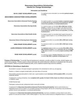 InterAct for Change Scholarship Guidelines and Application