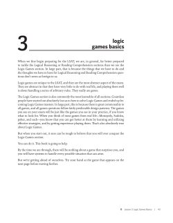 logic games basics
