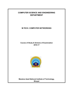 COMPUTER SCIENCE AND ENGINEERING DEPARTMENT