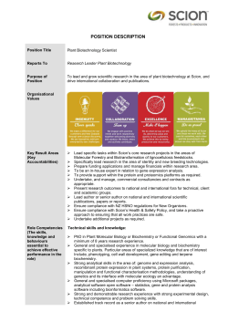 Position Description Template