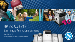 Q2 2017 Results presentation
