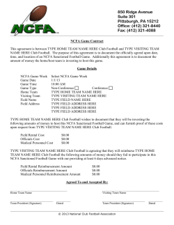NCFA Game Contract