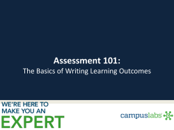 Assessment 101