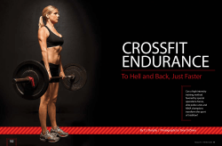 crossFit enDurance - Power Speed Endurance