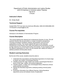 Cullen, Francis, and Robert Agnew. Criminological Theory