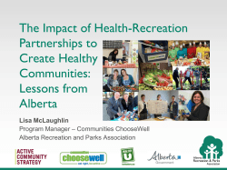 Active Community Strategy (ACS) Initiative