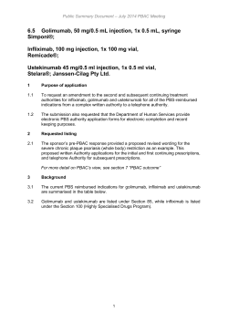 (PSD) July 2014 PBAC Meeting - (Word 177 KB)