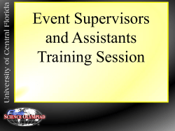 Training Powerpoint - Elementary Science Olympiad