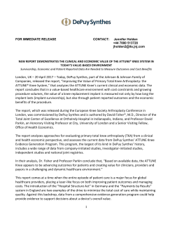 FOR IMMEDIATE RELEASE CONTACT: Jennifer Holden +44 7880