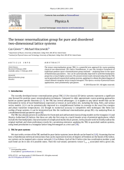 The tensor renormalization group for pure and disordered two