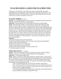 Purpose: A good beginning game, in this activity