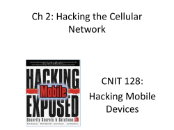 2: Hacking the cellular network