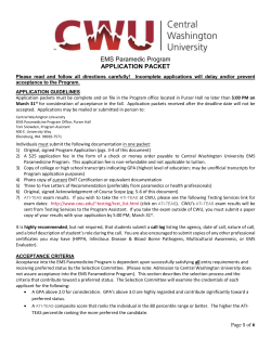 Application Packet (doc) - Central Washington University