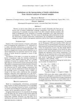 Limitations on the interpretation of biotite substitutions from chemical