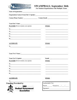 TEAM NAME - Student Organizations