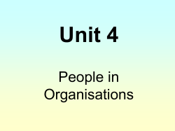 Unit 4 - VLE - Brighouse High School