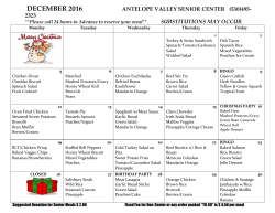2323 substitutions may occur - Northern Mono Chamber of Commerce