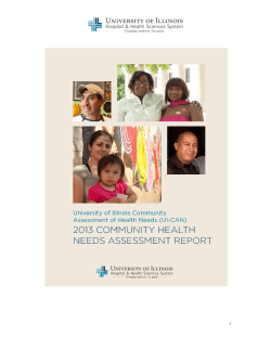2012 UI Health Community Health Needs Assessment