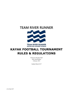 Kayak Football Rules