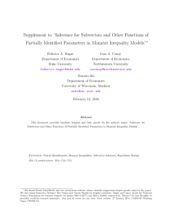 supplementary pdf - Quantitative Economics