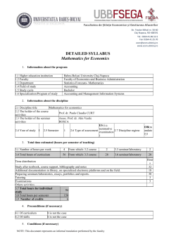 Mathematics for Economics