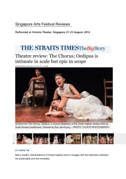 Reviews - Auckland Arts Festival