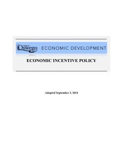 economic incentive policy