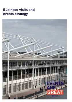 DCMS Business Visits and Events Strategy