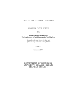 centre for economic research